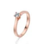 Pierścionek zaręczynowy z brylantem